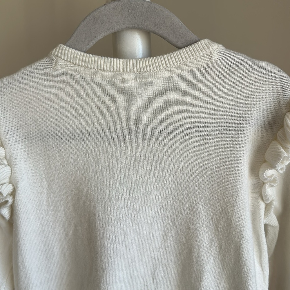 H&M Button Up Ruffle Cardigan 2T - Picture 10 of 13